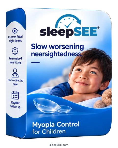 sleepSEE® Myopia Control for Children product box